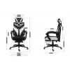 Cadeira gaming Huzaro Combat 5.0 branca