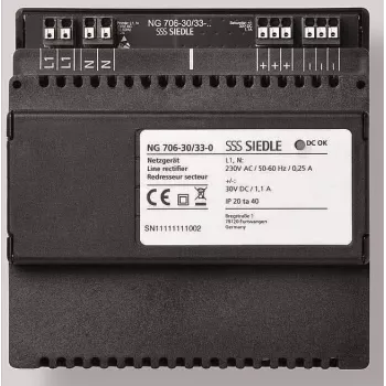 Siedle NG 706-30/33-0 fonte de alimentação preto (210010267-00)