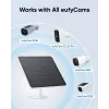Painel solar Eufy 3W para câmaras EufyCam 2, EufyCam 2 Pro, EufyCam 2C, EufyCam 2C Pro, EufyCam S330, SolocamS230