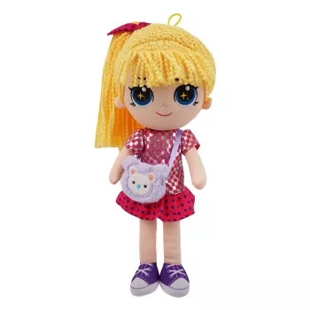 Boneca TULILO Maja Rug 38 cm — boneca macia de brincar, 38 cm de altura