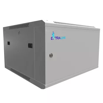 Armário de parede Extralink 6U 600x600 ASP cinzento