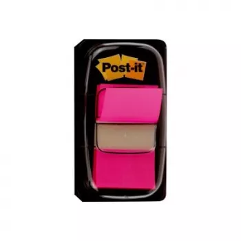 Marcadores Post-it 3M Rosa, estreitos, 50 marcadores, dimensões 25,4 x 43,2 mm, em distribuidor descartável (I680-21)