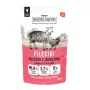 Alimento húmido para gatos wiejskazagroda filetes de frango com borrego 85 g — adulto, sem cereais, saco de porção individual