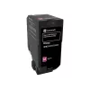 Lexmark - alta capacidade - magenta - original - cartucho de toner LCCP, LRP - para Lexmark CX725de, CX725dhe, CX725dthe (84C2HM0)