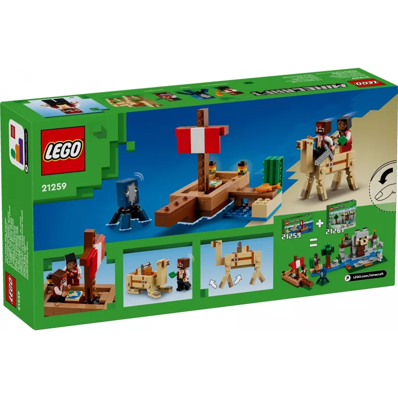 LEGO MINECRAFT 21259 A Viagem do Navio Pirata