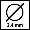 Fio de corte para aparador EINHELL Super Cut Line 2,4 mm, MPN 3436654, bobina individual