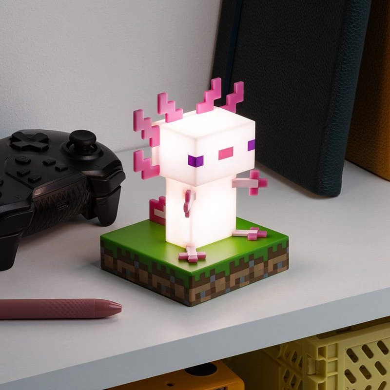 Luz Paladone Minecraft Axolotl Icon