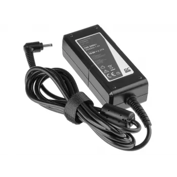 Fonte de alimentação Green Cell AD61P para interiores 45 W, 19 V 2,37 A, preto, cabo de 1,2 m