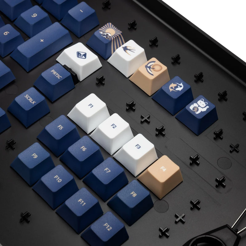 Conjunto de keycaps Traitors UKIYO-E PBT layout US – 108 teclas, inscrição dye-sub