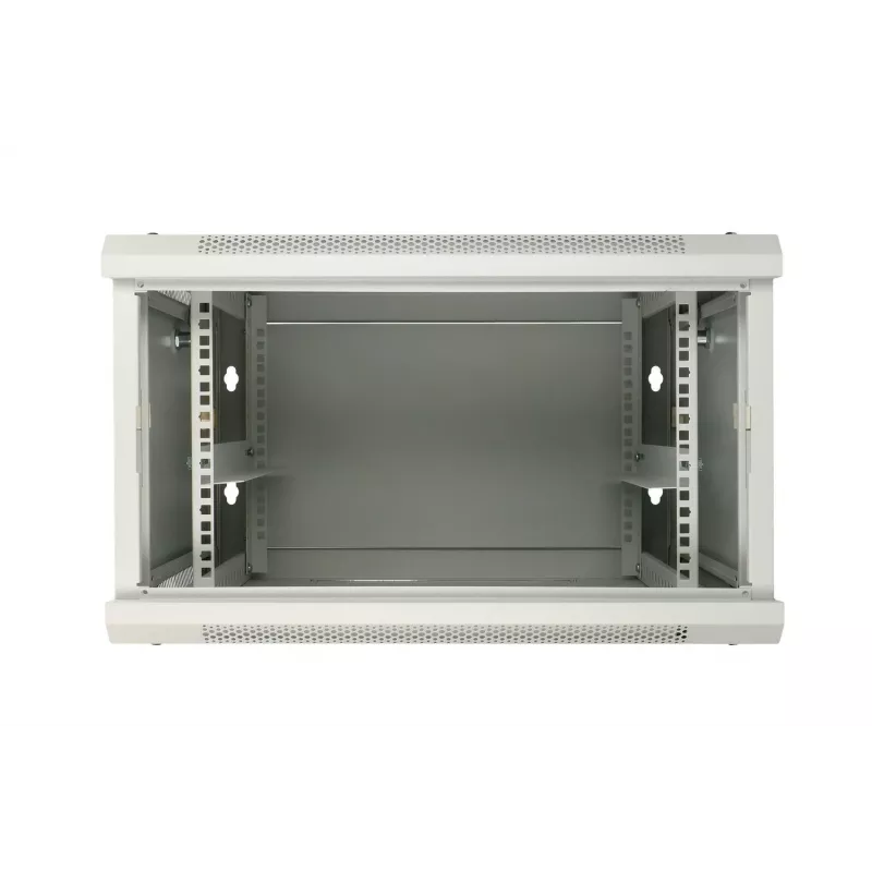 Extralink armário rack 6U 600x450 ASP cinzento montado na parede, porta metálica
