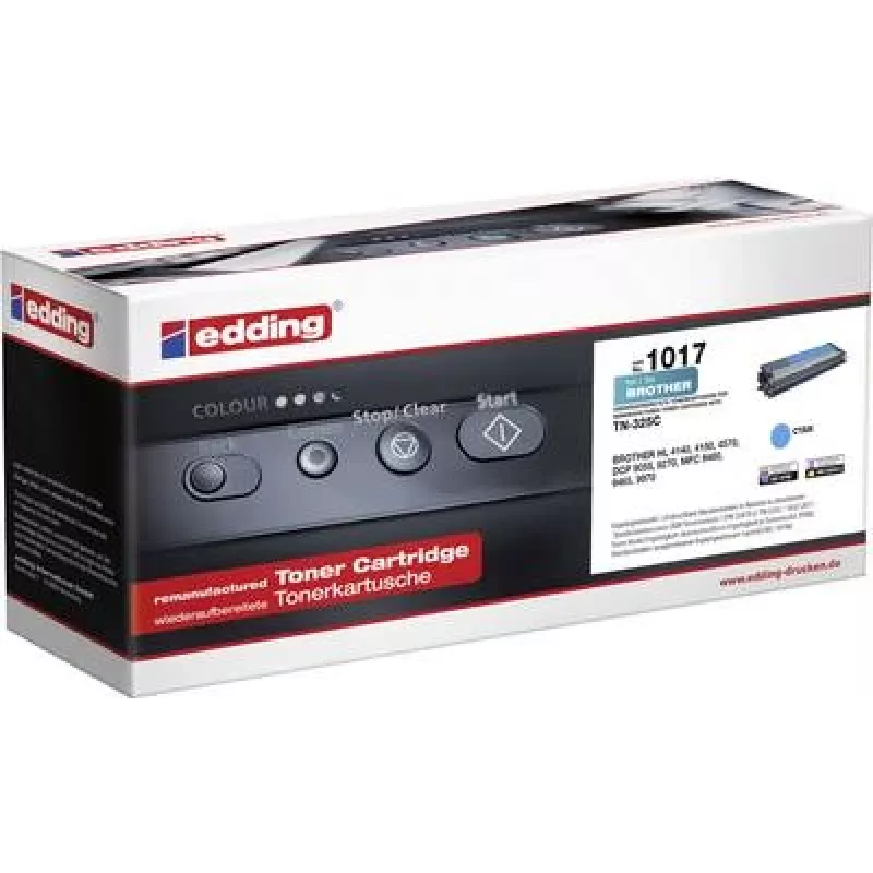 Edding EDD-1017 cartucho de toner 1 unid. compatível ciano (18-1017)