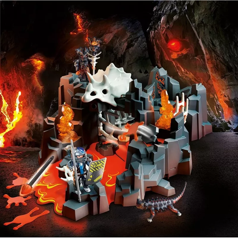 Conjunto de brincar Playmobil 70926 Guardião da mina de lava 5-10 anos Multicolorido