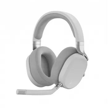 Headset Fractal Design Scape com fios & sem fios arco de cabeça música estação de carregamento Cinzento