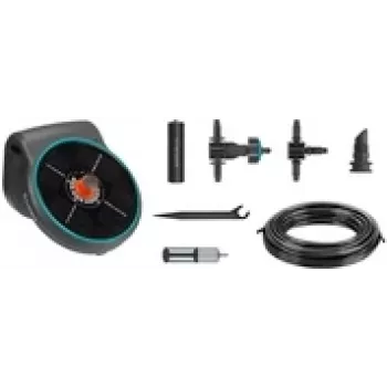 Sistema de rega GARDENA AquaBloom, controlador de rega solar 13300-32 com unidade de controlo alimentada a energia solar para a rega do jardim