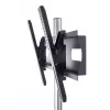 EDBAK TR51c-B carrinho para ecrãs planos de 37–60 polegadas, VESA até 600x400, altura ajustável, carga máx. 80 kg, preto