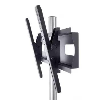 EDBAK TR51c-B carrinho para ecrãs planos de 37–60 polegadas, VESA até 600x400, altura ajustável, carga máx. 80 kg, preto