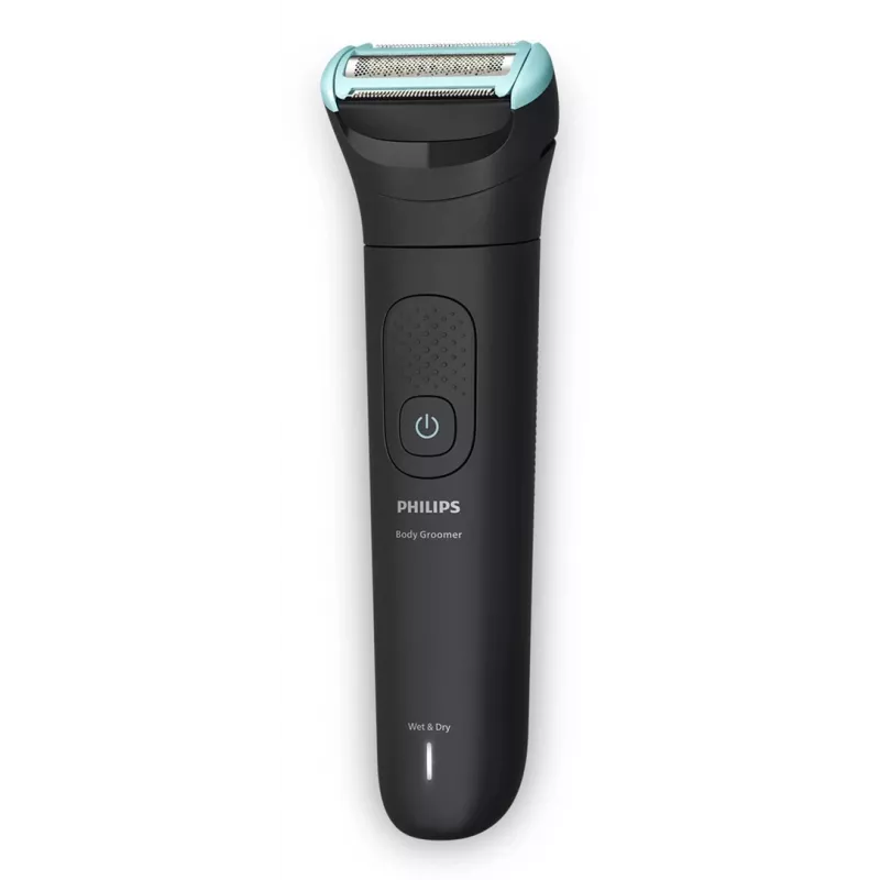 Aparador de pelos corporais Philips 5000 Series BG5480/15 — lâmina de folha, bateria de lítio sem fios, barbear a seco e molhado, preto