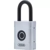 ABUS Touch 57/45 cadeado biométrico 62575, sensor de impressões digitais, 45 mm, IP66/IP68, resistente às intempéries, prateado