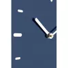 NeXtime Relógio de parede 3072bl Thumbs up, 40,5x41,5 cm, parede, azul/prateado