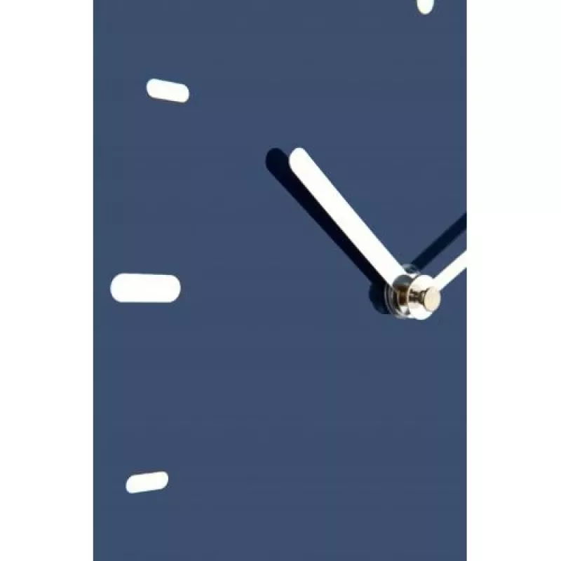 NeXtime Relógio de parede 3072bl Thumbs up, 40,5x41,5 cm, parede, azul/prateado