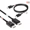 Club 3D CAC-1091 cabo DisplayPort 2.1, certificado VESA DP80, bidirecional, 4K120Hz / 8K60Hz / 10K30Hz, macho/macho, 1,2 m