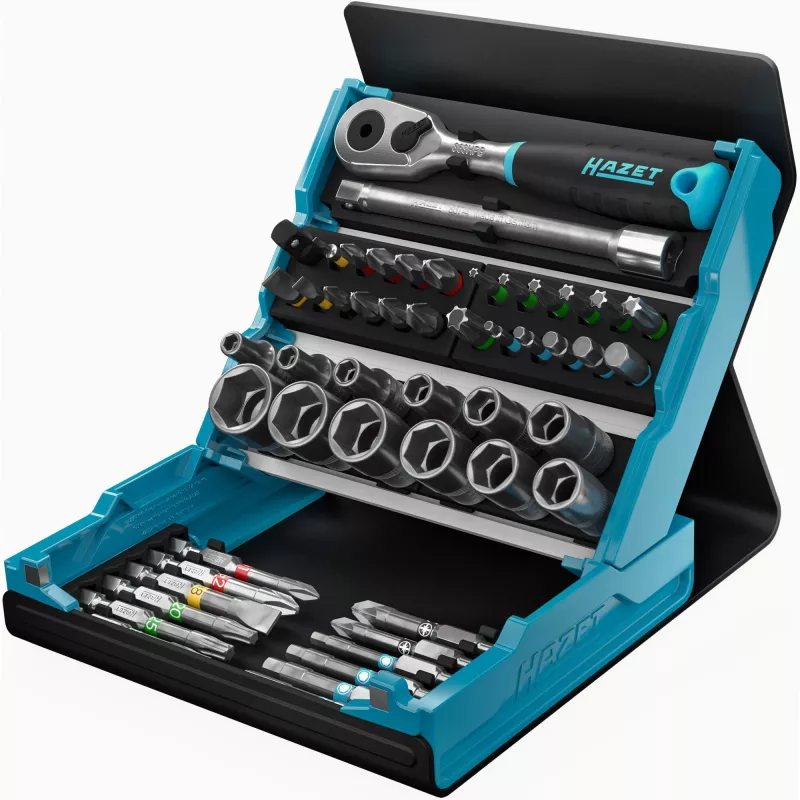 Conjunto de bits Hazet 2200SC-2, encaixe de 1/4 polegadas, 32 peças