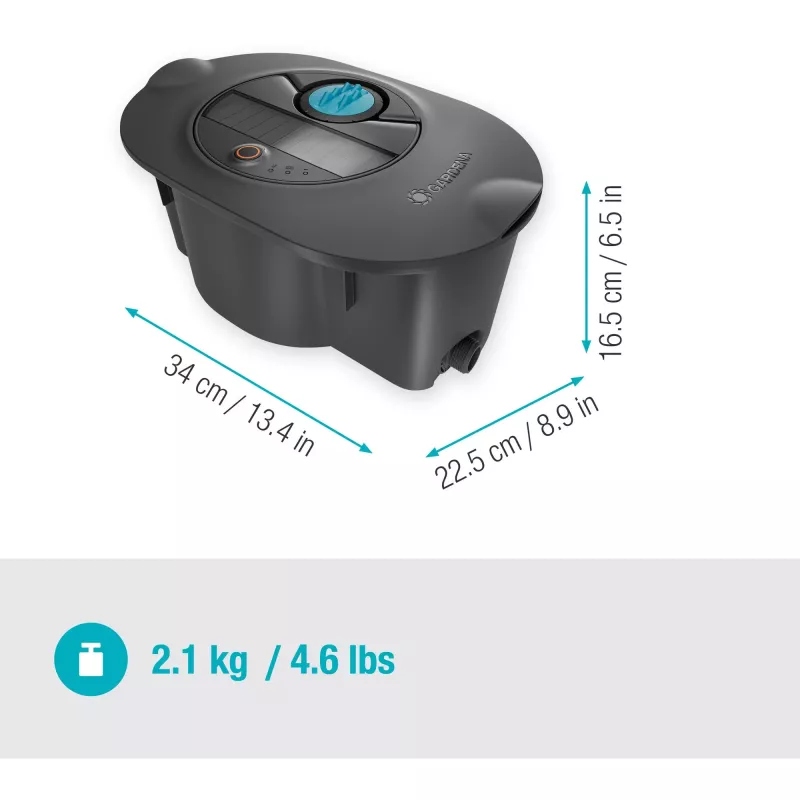 Aspersor circular Gardena AquaPrecise Preto Verde 1 unid.
