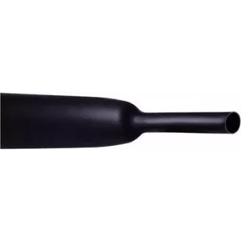 Termorretrátil sem adesivo preto 18 mm taxa de retração 3 1 144399 1 (144399)