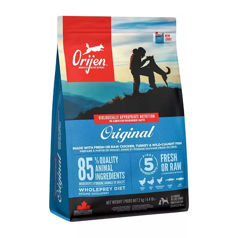 ORIJEN Dog Original - comida seca para cães - 2 kg