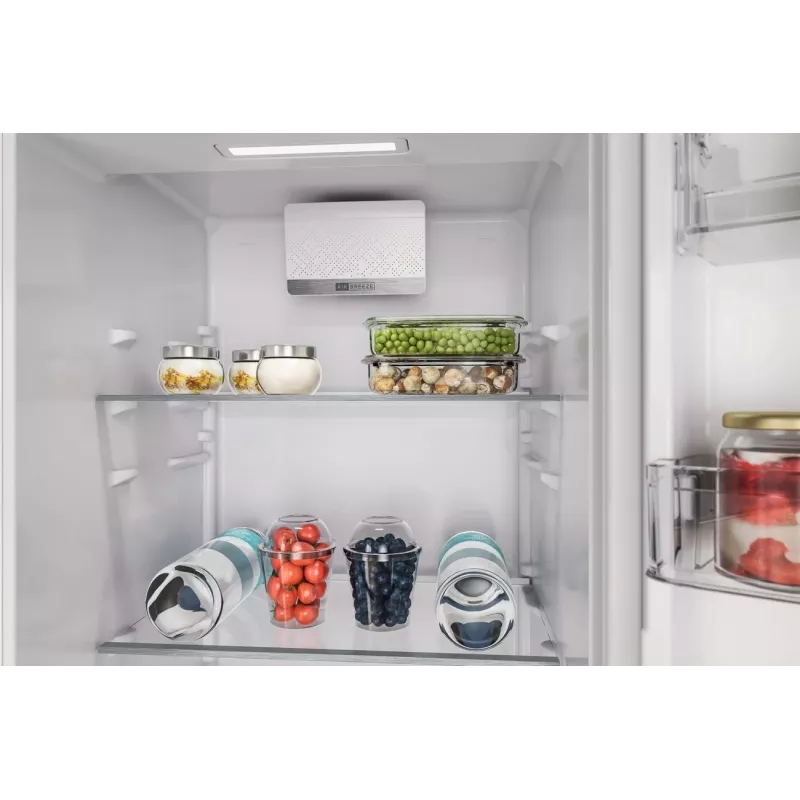 Frigorífico Whirlpool | WHSD18A013D1 | classe de eficiência energética E | encastrável | frigorífico sem congelador | altura 177 cm | volume de refrigeração líquido 306 L | display | 30 dB | aço inoxidável