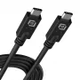 Cabo USB 40Gbps Type-C Akasa AK-CBUB67-10BK, 1 m, transferência de dados de alta velocidade