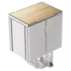Dissipador de ar para processador DeepCool AK500 G2 WH, ventoinha de 120 mm, pressão de ar máx. 3,33 mmH2O, 117×129×159 mm, branco