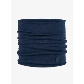 Buff Merino lã aquecedor de pescoço e rosto Sling modelo 113018.779.10.00 – pesado, sem costuras, unissexo, azul
