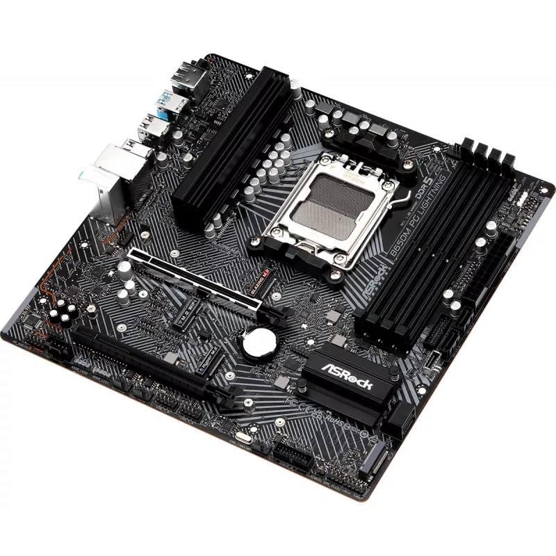 ASRock B650M PG Lightning AM5 Placa-mãe Micro-ATX