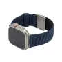 Pulseira GUAN Premium para Apple Watch 42/44/45/46/49 mm – Azul-preto