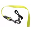 flexi Giant L trela extensível para cães, fita de 8 m, preto/amarelo