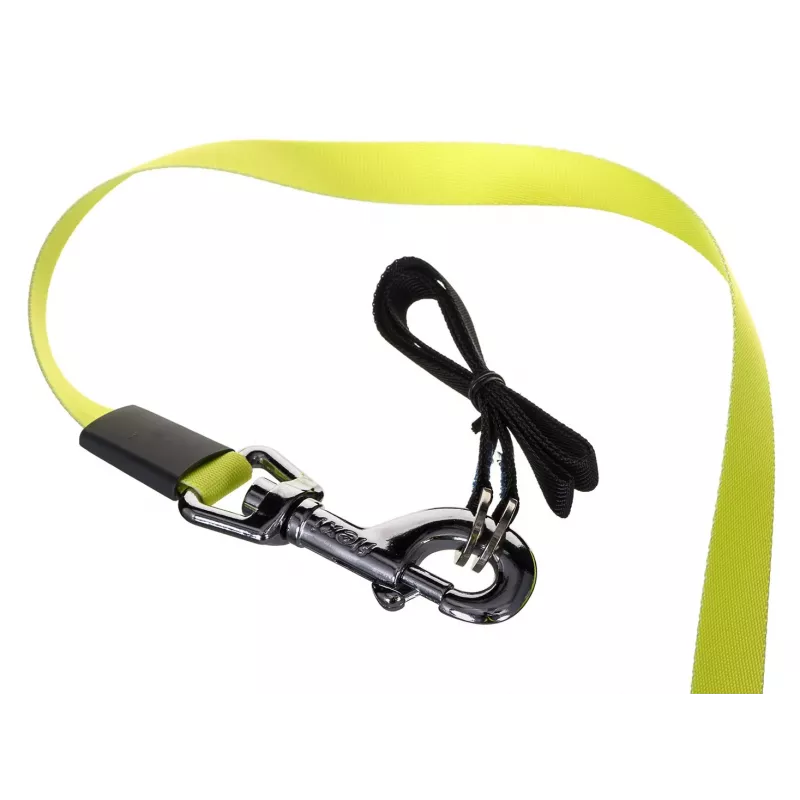 flexi Giant L trela extensível para cães, fita de 8 m, preto/amarelo