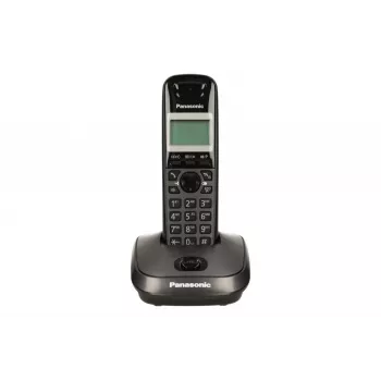 Telefone DECT Panasonic KX-TG2511 preto com identificação de chamadas