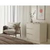 COMODA 1 PORTA 3 GAVETAS COR CAXEMIRA