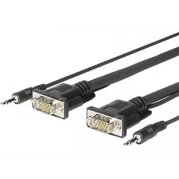 Adaptador de cabo de vídeo Vivolink PROVGAMCS4.6 4,6 m VGA (D-Sub) + 3,5 mm preto