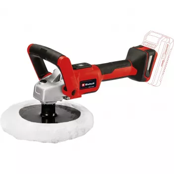 Máquina de polir sem fios Einhell Power X-Change CE-CP 18/180 Li E-Solo 2093320 500 - 3000 rpm 180 mm (2093320)