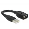 Cabo USB DeLOCK 15cm USB 2.0 USB A preto