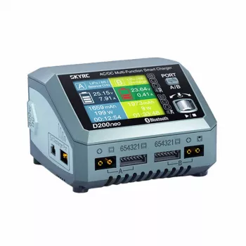 Carregador de baterias SkyRC D200 neo AC DC LiPo Li-Ion LiFePO4 35A