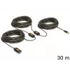 Cabo USB DeLOCK 30 m USB2.0 USB A preto
