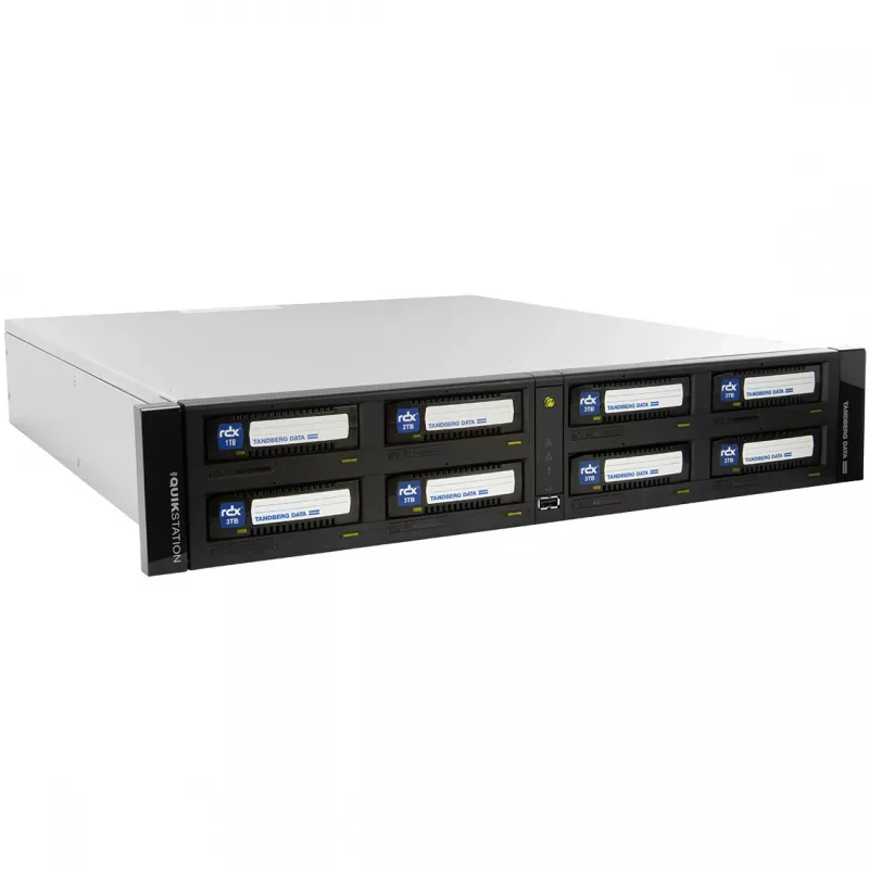 Tandberg RDX QuikStation 8 RM 8-bay 2x 10Gb Ethernet 2U NOVO