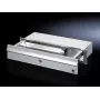 Unidade de gavetas Rittal CP 6002.000 — caixa de alumínio/aço, 390×139×32 mm, cinzento