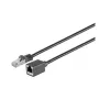 Cabo de rede Microconnect STP601SEXT preto 1 m Cat6 F/UTP (FTP)