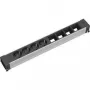 Distribuidor de energia 4 tomadas AC Bachmann 909.007 preto prateado
