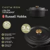 Panela de ferro fundido Russell Hobbs 24 cm, preta
