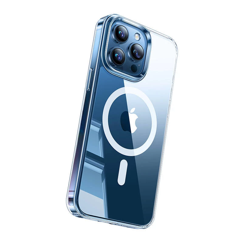 Capa protetora magnética Torras GUARDIAN para iPhone 15 Pro Clear Diamond-Finish